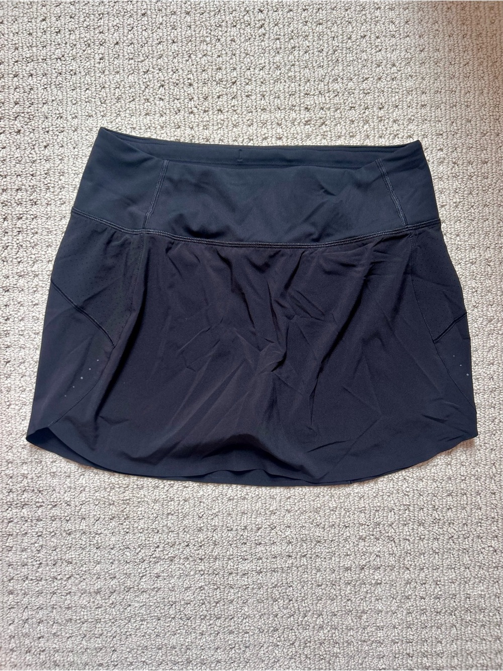 Athleta Black Run With It Athletic Skort